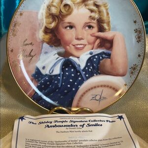 Shirley Temple Collector Plate